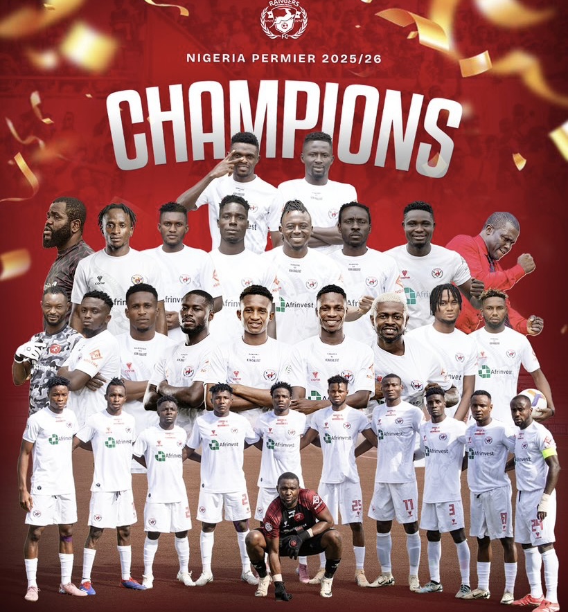 Rangers Crowned 2025/26 NPFL Champions