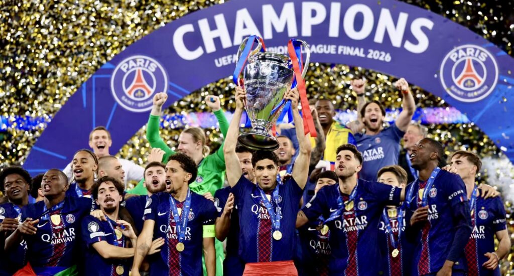 PSG beat Arsenal to win back-to-back Champions League title